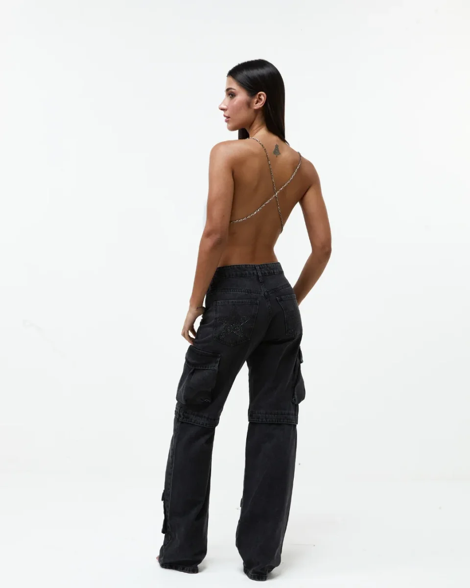 Blusa Degagê Chains Cinza - Image 7