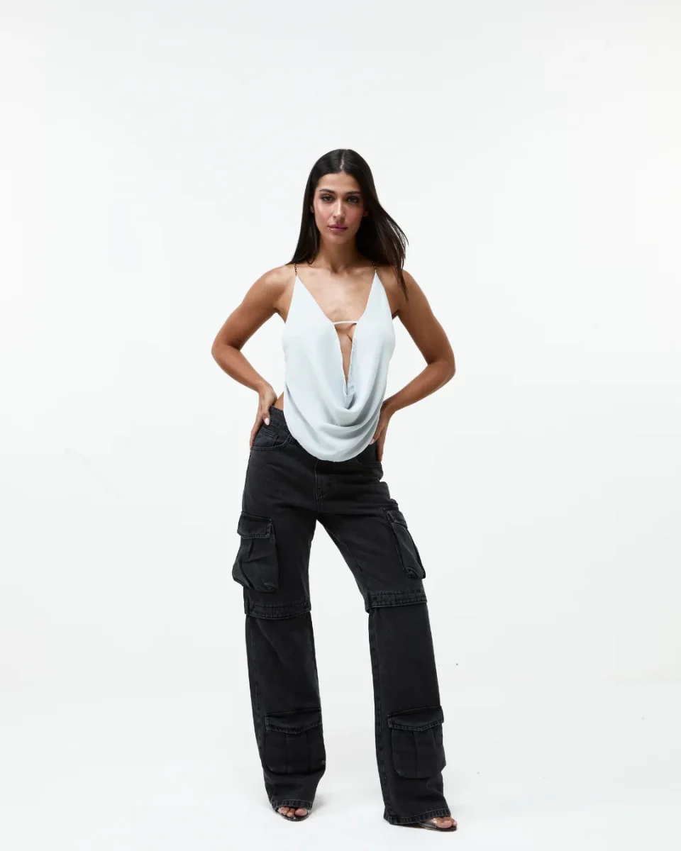 Blusa Degagê Chains Cinza - Image 2