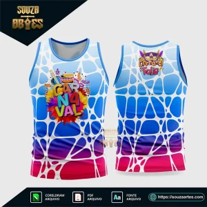 Arte Vetor Camisa Abadá Bloco Carnaval 2026 – Modelo 13