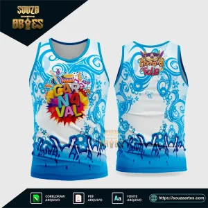 Arte Vetor Camisa Abadá Bloco Carnaval 2026 – Modelo 47