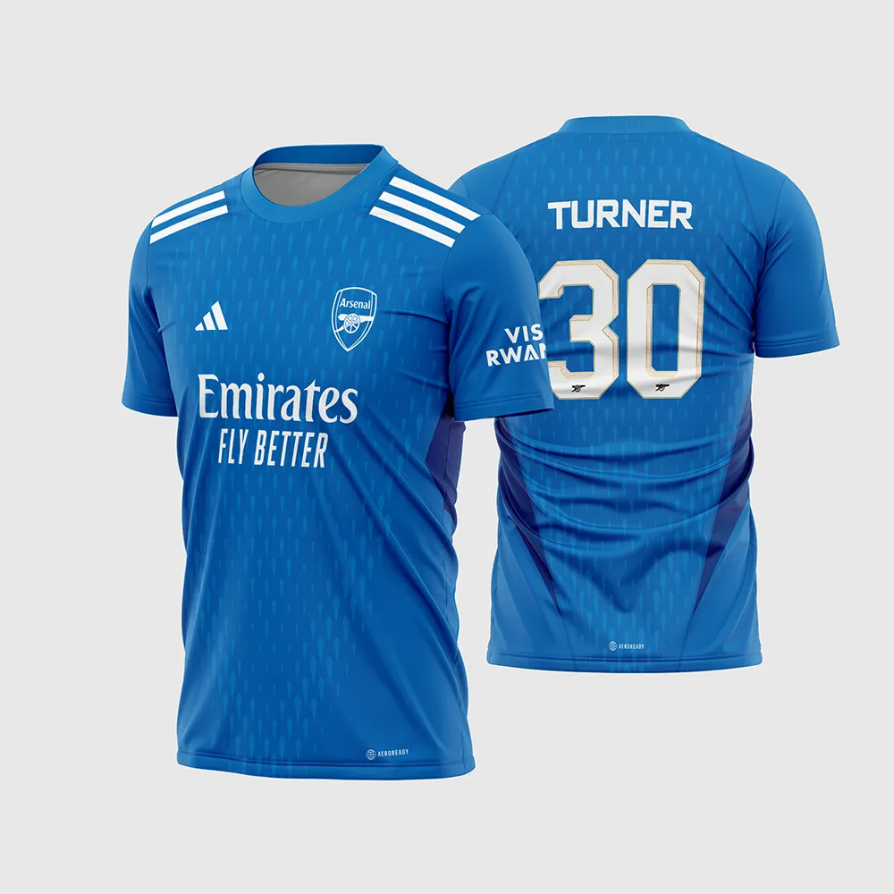 Arte Vetor Camisa Arsenal Goleiro II 2023 – 2024 - Image 2
