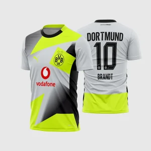 Arte Vetor Camisa Borussia Dortmund Visita 2025-2026