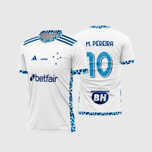 Arte Vetor Camisa do Cruzeiro Reserva 2024 – 2025
