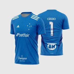 Arte Vetor Estampa Camisa Cruzeiro Goleiro I 2023 2024