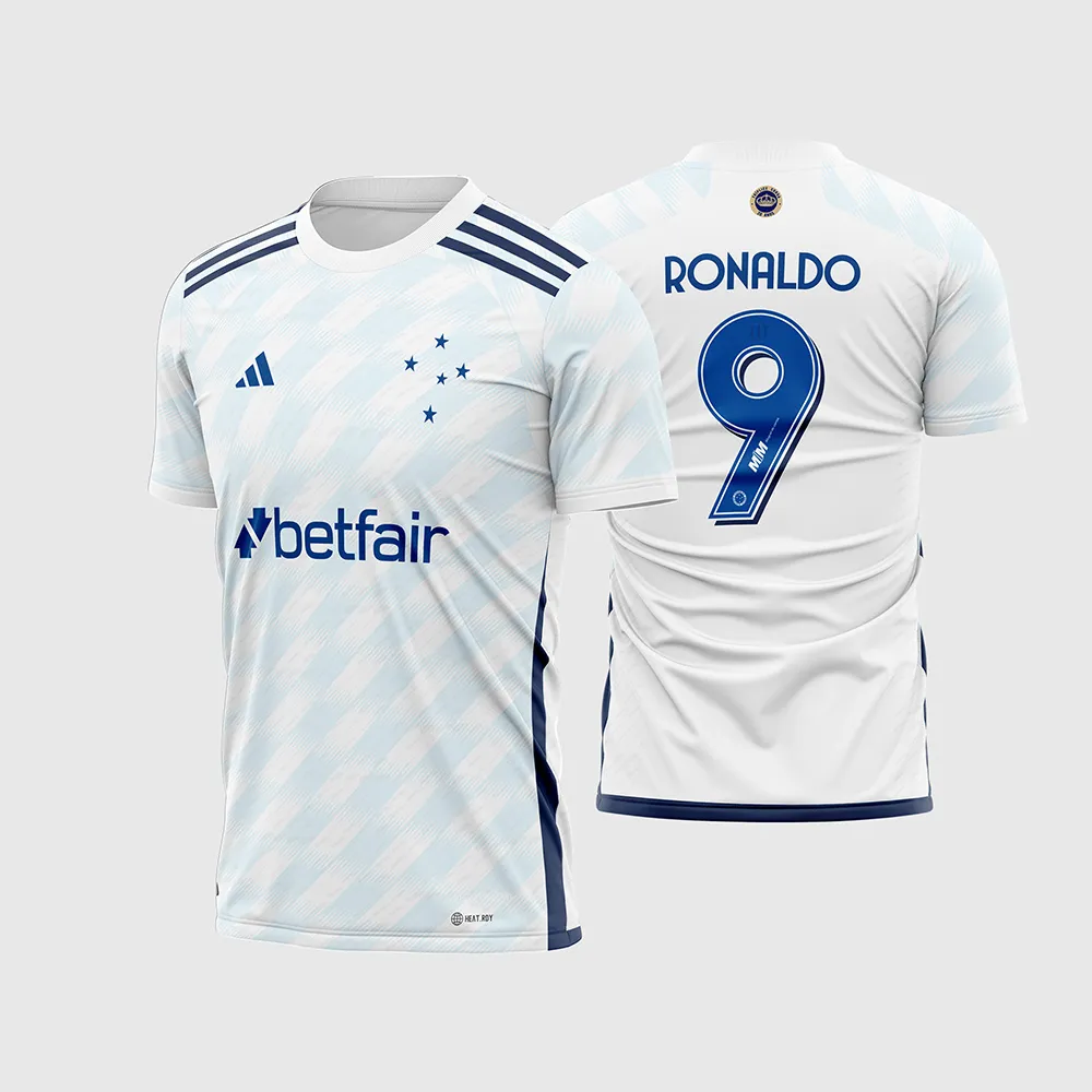 Arte Vetor Nova Camisa Reserva Cruzeiro 2023 – 2024