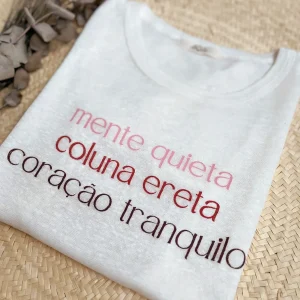 CAMISETA LINHO MENTE QUIETA