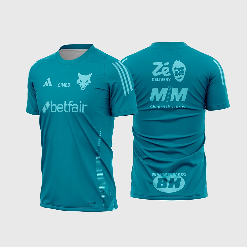 Arte Camisa do Cruzeiro Treino 2025 – 2026 – Arte Vetor Modelo 02