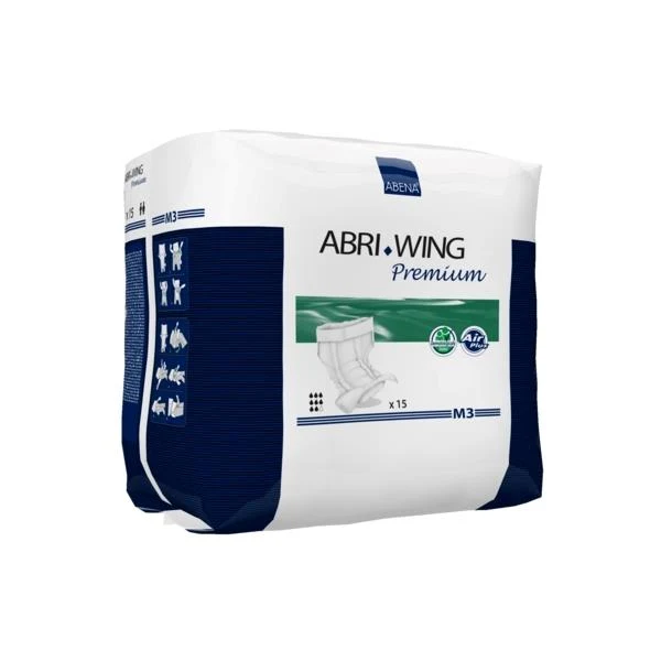 Fraldas com Cinto Abena Abri-Wing Premium M3 - 15 Unidades - Image 3