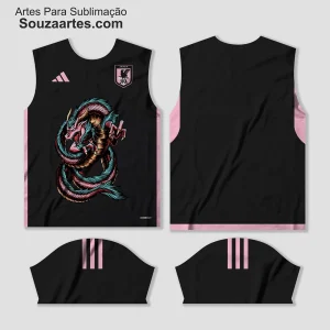 Vetor Camisa Japão Conceito 2023-2024
