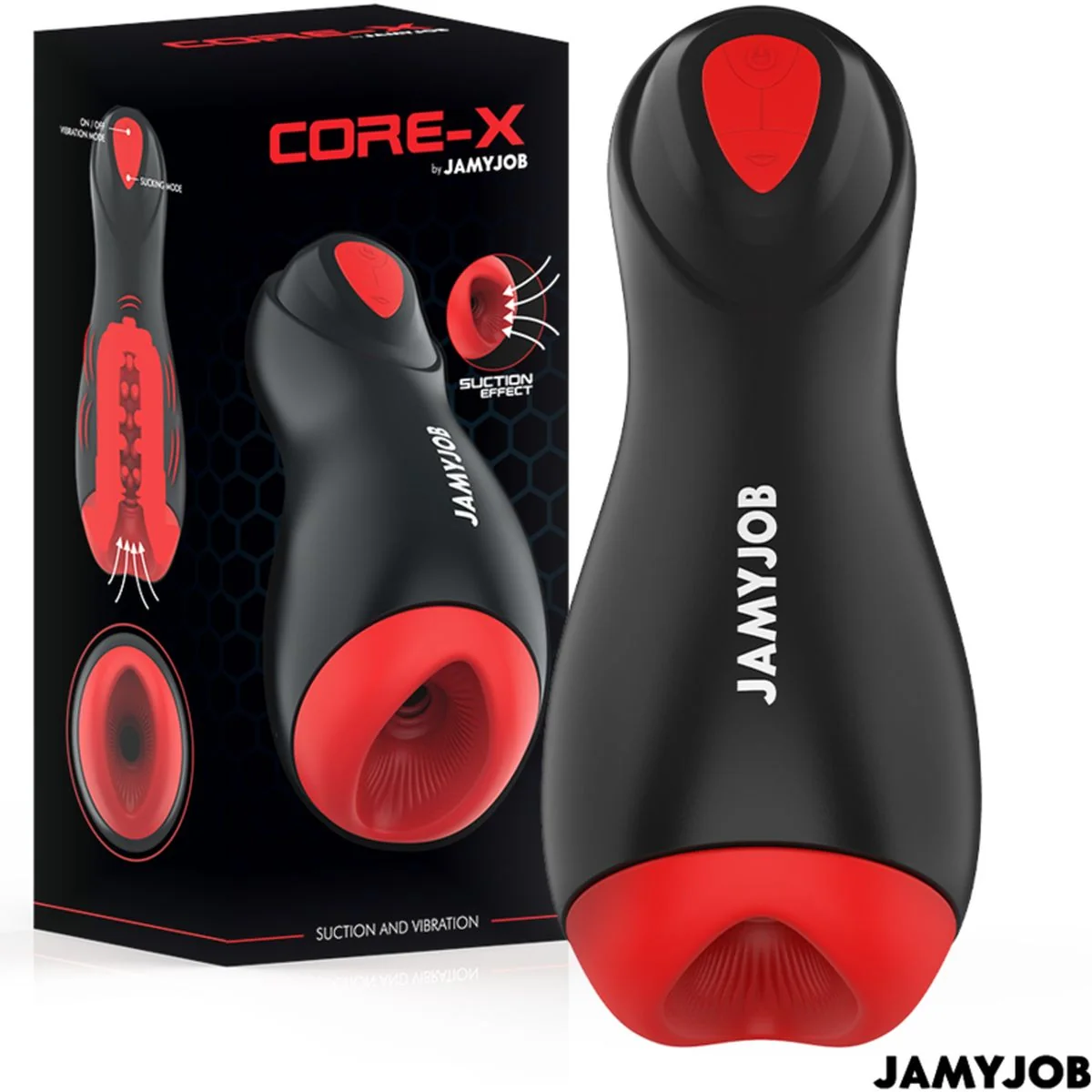 Masturbador Automático CORE-X JamyJob | Sucção + Vibração | 5+5 Modos | Recarregável - Image 7