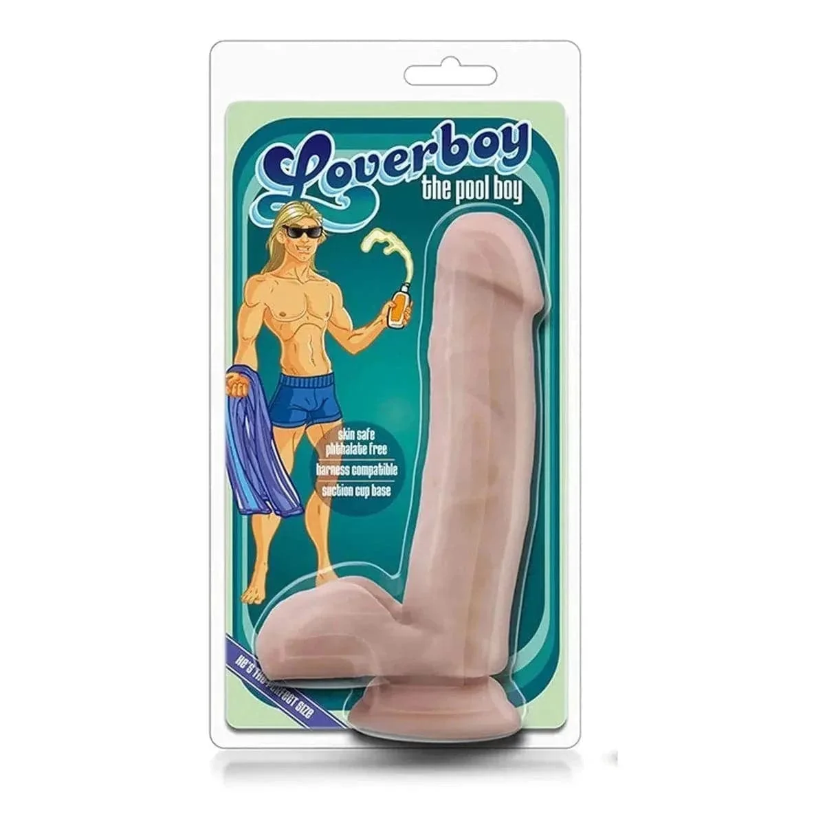 Dildo Realista The Pool Boy Branco Loverboy | Ultra-Macio e Realista | 17,5cm Ø3.5cm - Image 8