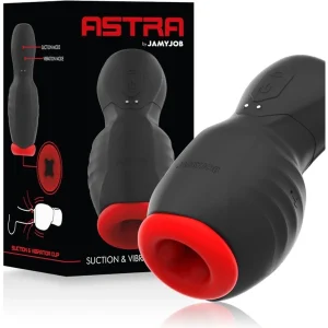 Masturbador Astra JamyJob | 9 Vibrações + 3 Sucções | Silicone Premium | Recarregável