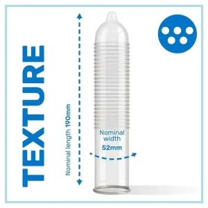Preservativos Texturados Pasante Ribbed Passion – Prazer Intenso para Ambos | 3 Unidades