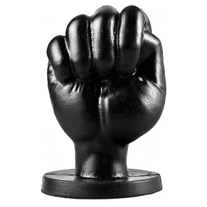 Plug Anal All Black Punho Preto | Forma de Punho Extrema | 12,5cm Ø7.5cm